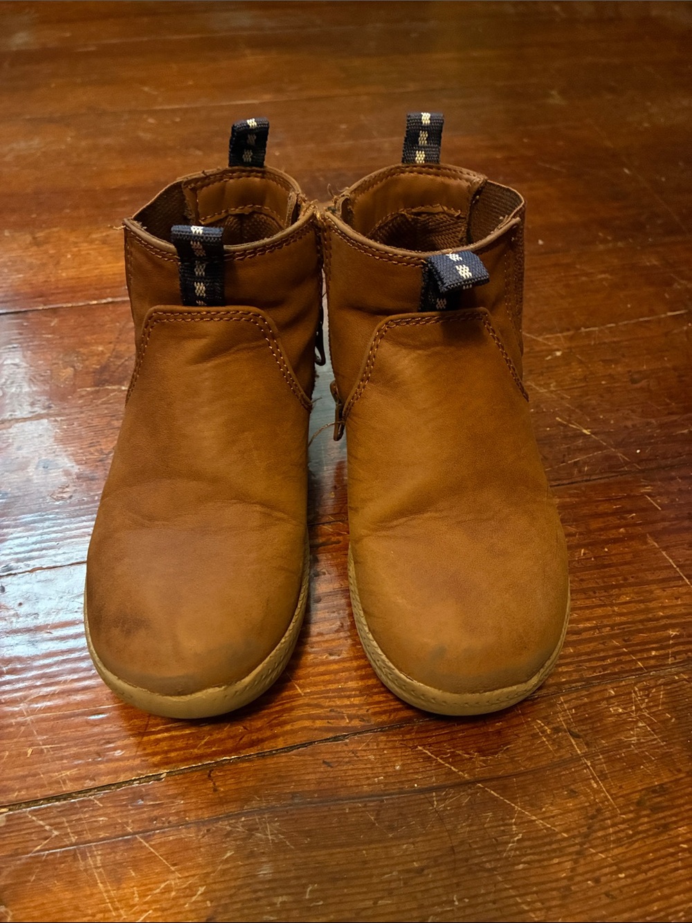 Cat & Jack Boys Brown Chelsea Boots